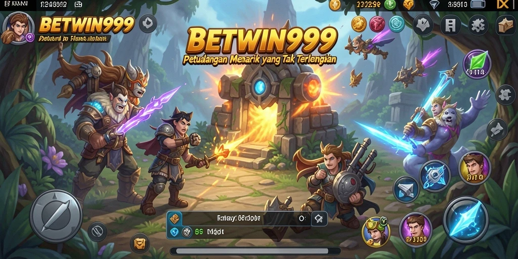 Screenshot gameplay dari BETWIN999 yang menunjukkan aksi mendebarkan dalam petualangan.