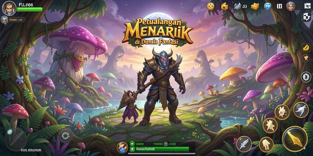 Tampilan gameplay menarik di FUJI66 dengan berbagai lokasi petualangan.