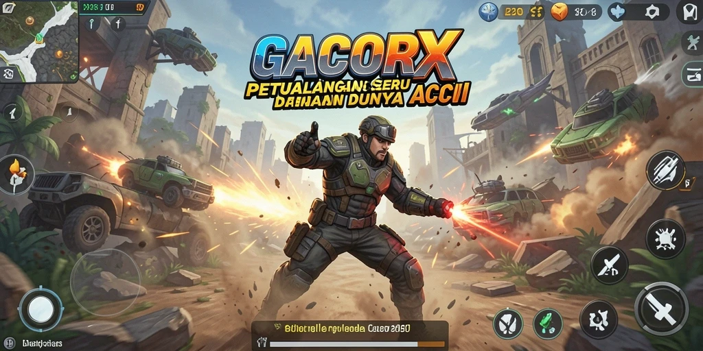 Gameplay GACORX yang seru dan mendebarkan dalam aksi.