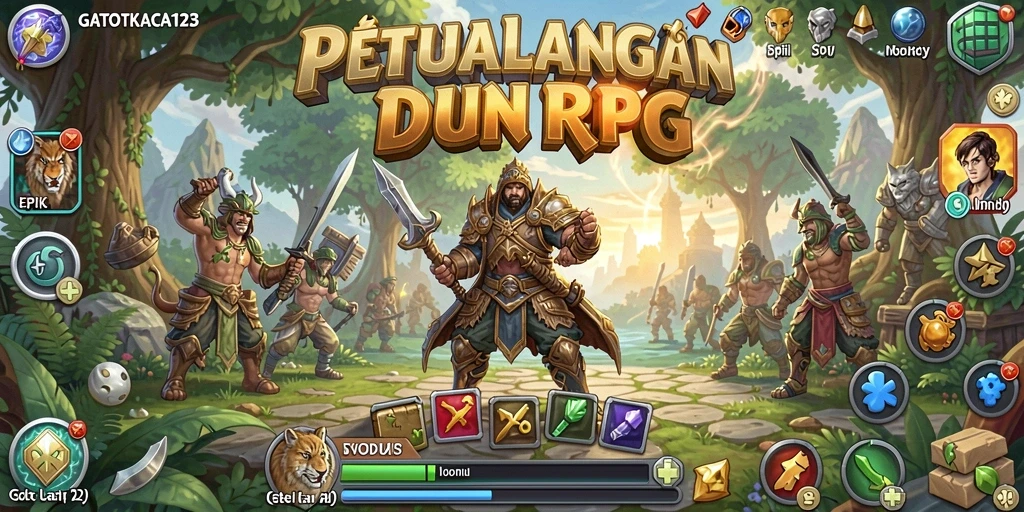 Tampilan aksi seru dalam GATOTKACA123 dengan karakter yang kuat.