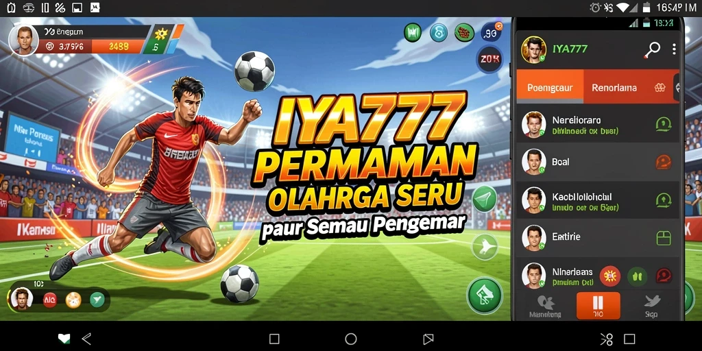 Tampilan gameplay mendebarkan dari IYA777 dengan berbagai olahraga yang dapat dipilih.