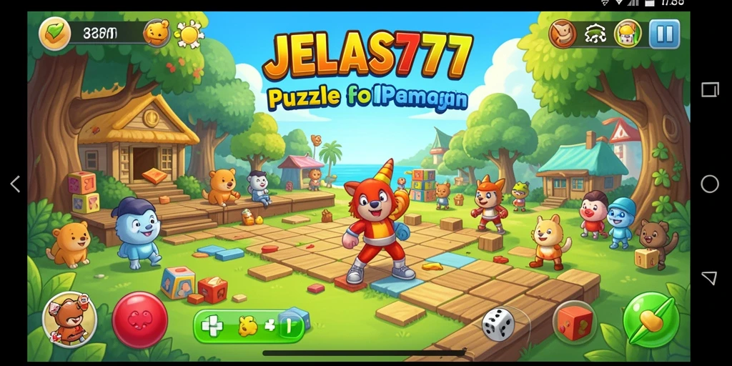 Tampilan gameplay menantang dari JELAS777 yang seru.