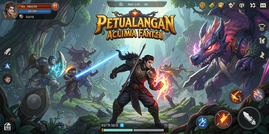 Tampilan aksi seru dalam gameplay KG778 yang memukau.