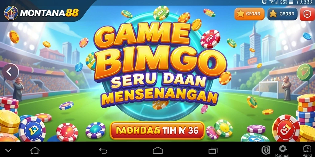 Tampilan gameplay seru MONTANA88 dalam bermain Bingo.