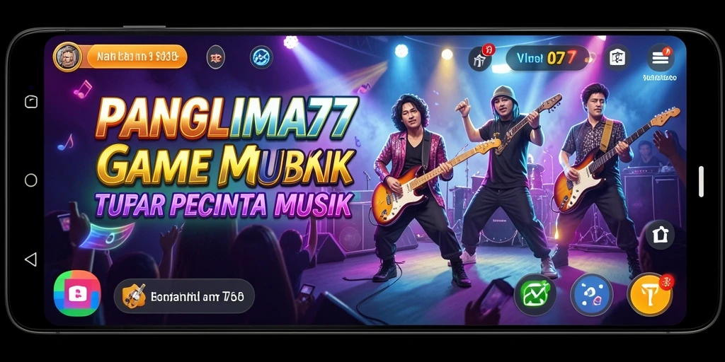 Screenshot menampilkan gameplay seru dan interaktif PANGLIMA77.
