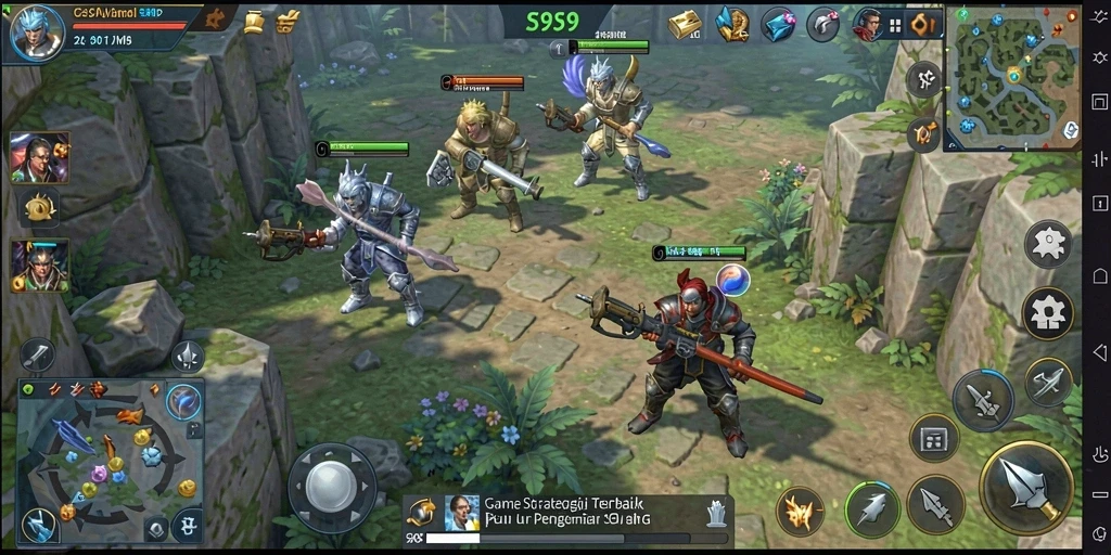 Tampilan gameplay menarik dari S9S9 dengan taktik SLG.