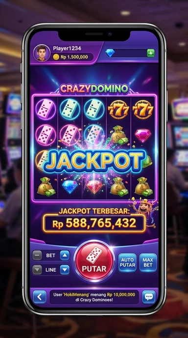 Fitur unggulan dari aplikasi crazydomino yang menarik.